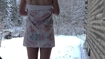 Dropping My Towel and Exposing Myself Outside