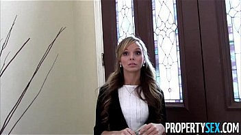 Property Sex - Sexy petite real estate agent tricked into fucking on camera